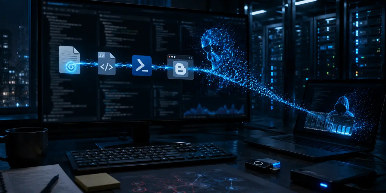Blogspot стал тайником для стилера: Veil#Drop прячет PureLog в памяти Windows