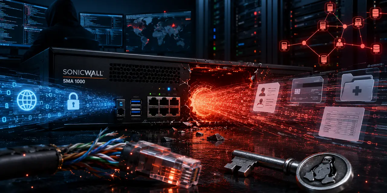 SonicWall SMA1000 взламывали через две уязвимости нулевого дня