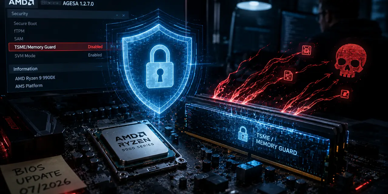 AMD вернёт шифрование памяти в Ryzen 9000: пользователи заметили тихое отключение защиты и подняли шум
