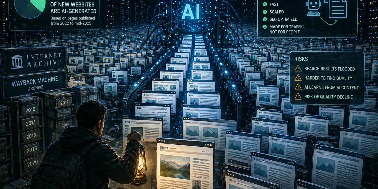 Контент для трети новых сайтов в интернете уже делает ИИ