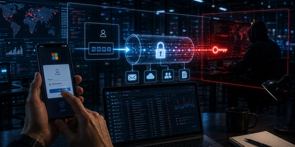 DEBULL атакует Microsoft 365 без кражи паролей: фишинг ведёт пользователя на настоящий вход Microsoft и забирает токены доступа