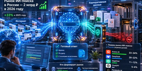 Российский ИИ-поиск разгоняется до 2 млрд рублей