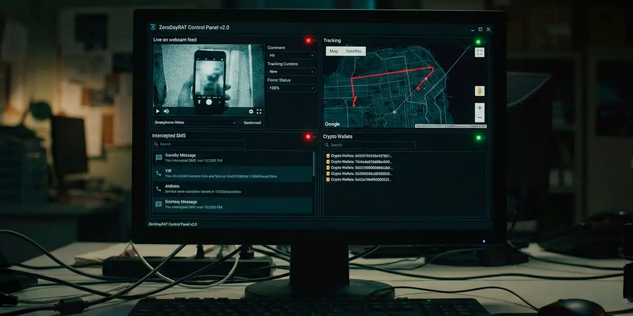 ZeroDayRAT: шпионское ПО с возможностями спецслужб продаётся в Telegram за $2 000