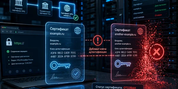 Российские сертификаты смогут отключать из-за неверных данных и повторных ключей — Минцифры подготовило новые правила НУЦ