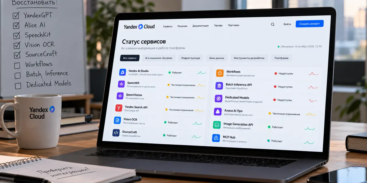 Yandex Cloud вернула ИИ-модели, но ограничения сохраняются