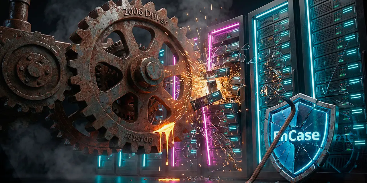 Драйвер EnCase 2006 года стал оружием хакеров: атака BYOVD отключает 59 средств защиты