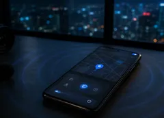 Android начал показывать синюю точку, когда приложения следят за геолокацией