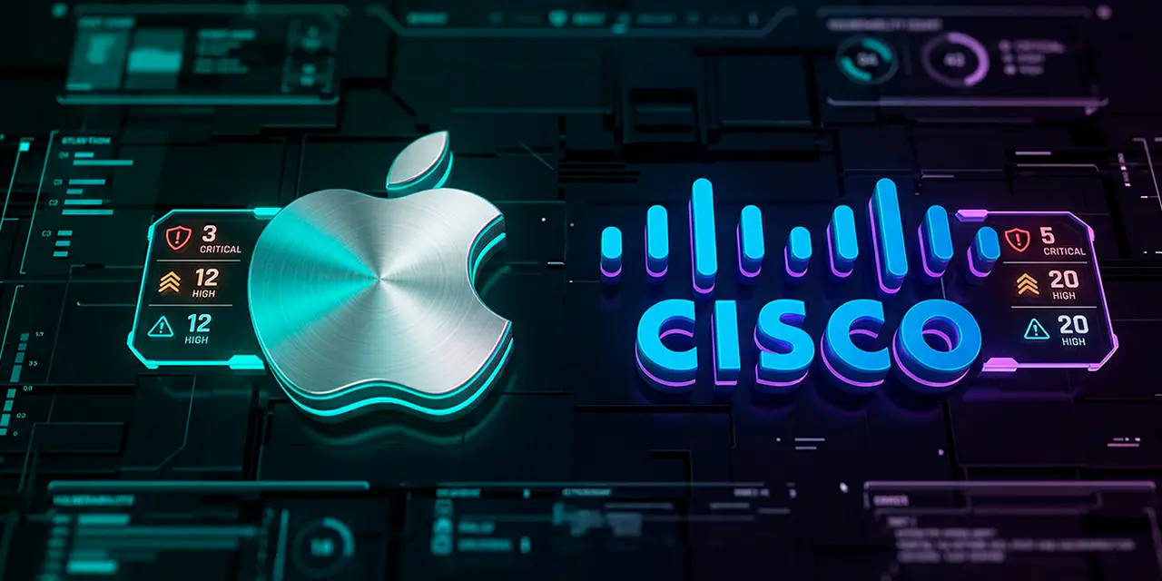 Обзор уязвимостей 25 марта: Apple и Cisco исправили десятки ошибок, npm-пакеты с CVSS 9.8