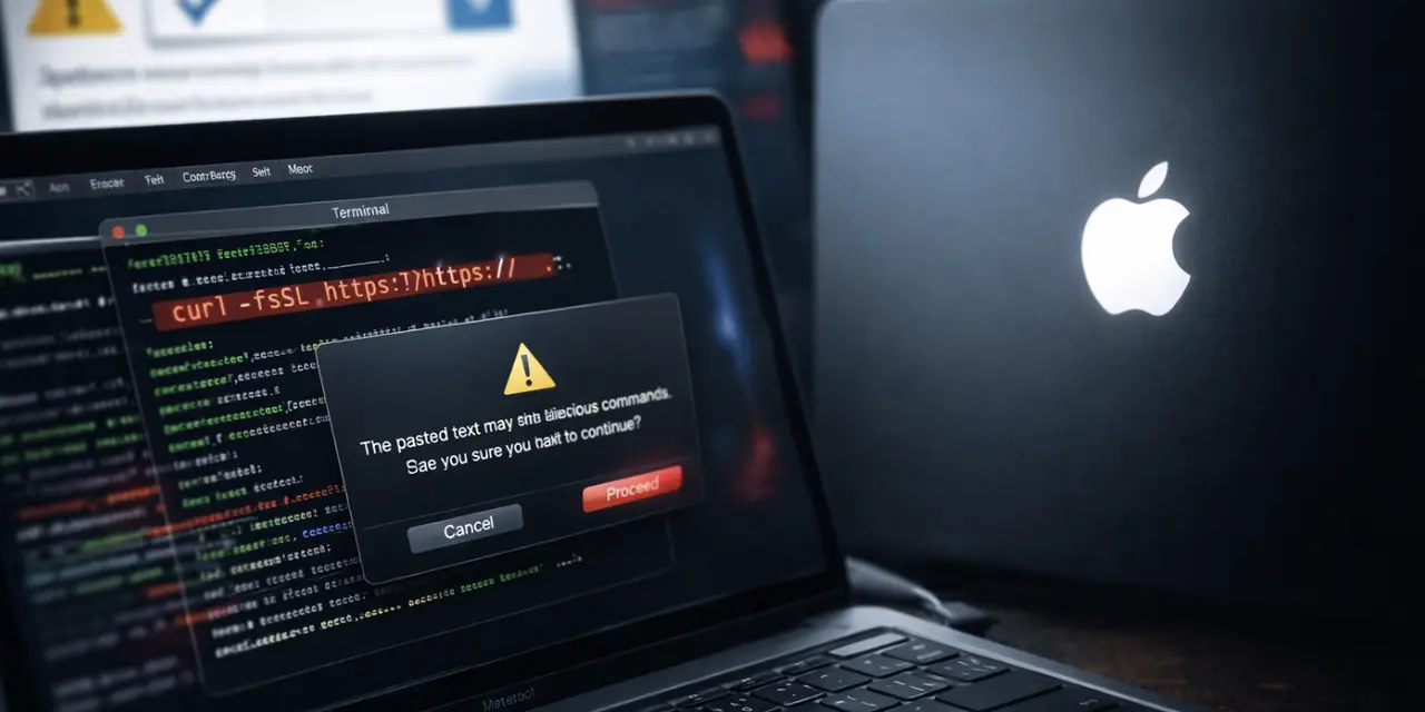 Apple добавила защиту в Terminal: macOS теперь останавливает часть атак ClickFix до запуска команды