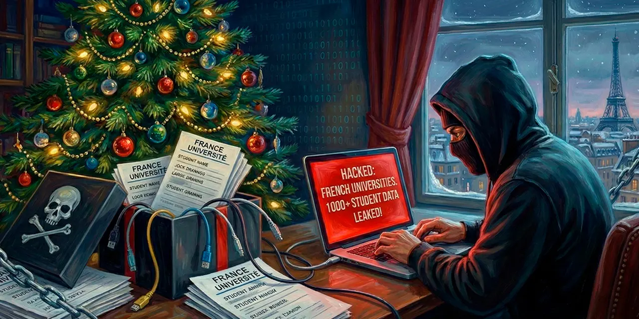 Хакерский «подарок» под елку: французские университеты взломаны, данные тысяч студентов утекли в сеть