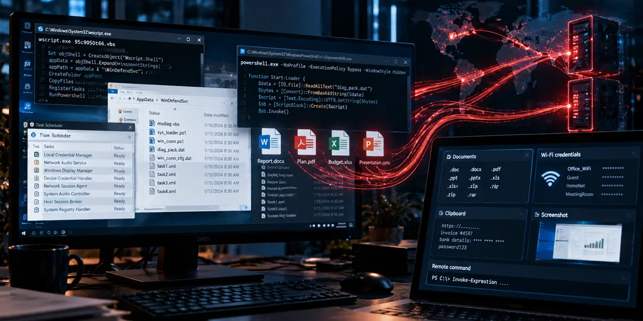 TASK#STOMP ворует документы штатными средствами Windows