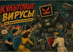 Какими были культовые компьютерные вирусы на заре интернета: от дискет и почты до Stuxnet, Mirai, WannaCry и Zeus