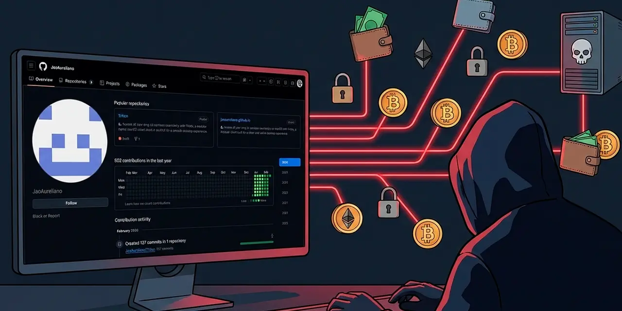 Сотни вредоносных копий на GitHub: как поддельные репозитории крадут криптовалюту и пароли