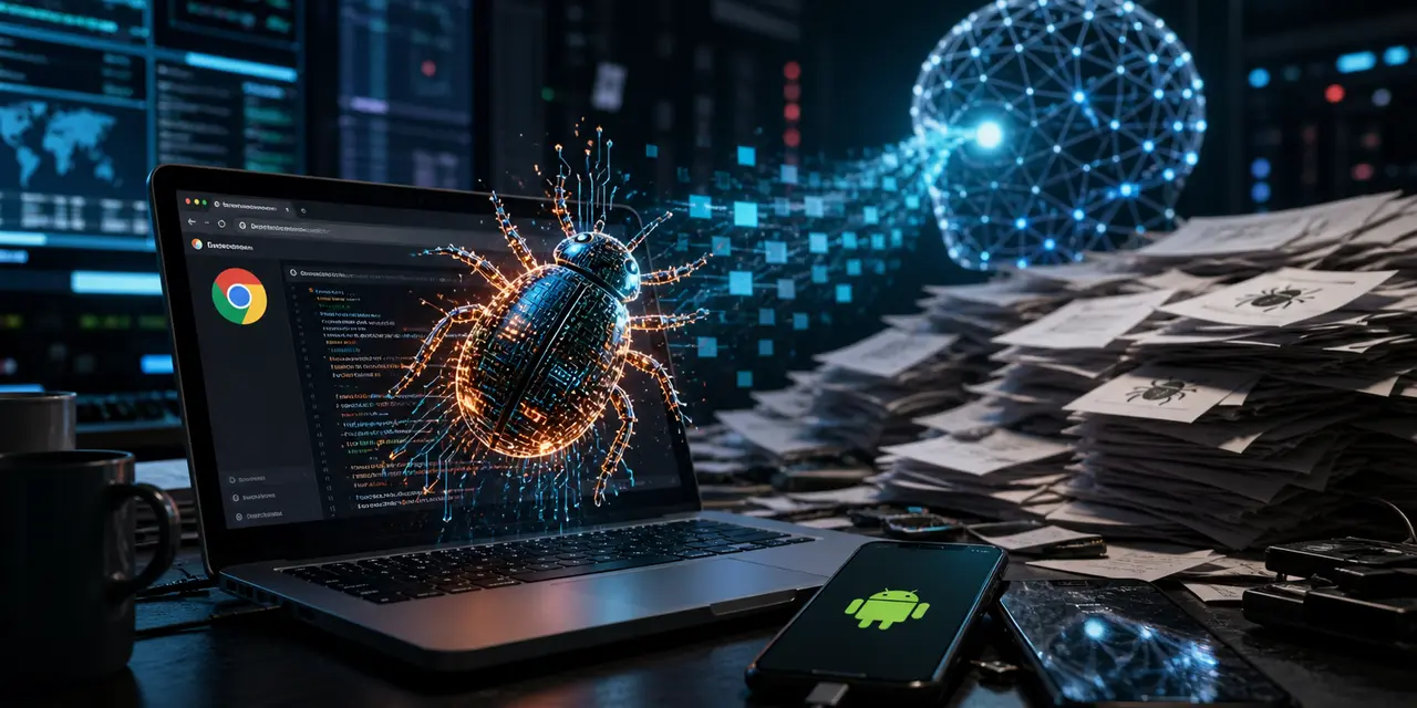 Google меняет выплаты за баги из-за ИИ: за Chrome платят меньше, за Android — больше