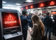 В России произошёл массовый сбой банков: не проходили переводы, оплата картой и снятие наличных