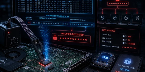 Пароли BIOS на компьютерах Dell извлекли из прошивки
