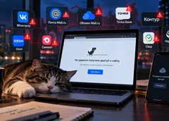 Рунет прилег: Mail.ru, VK и банки массово сбоят