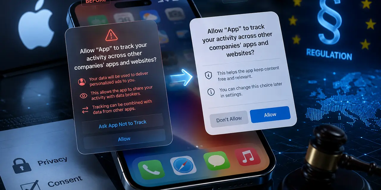 Apple изменит окна App Tracking Transparency в ЕС после решения немецкого регулятора