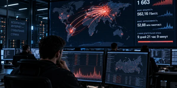РКН отразил 1663 DDoS-атаки за август
