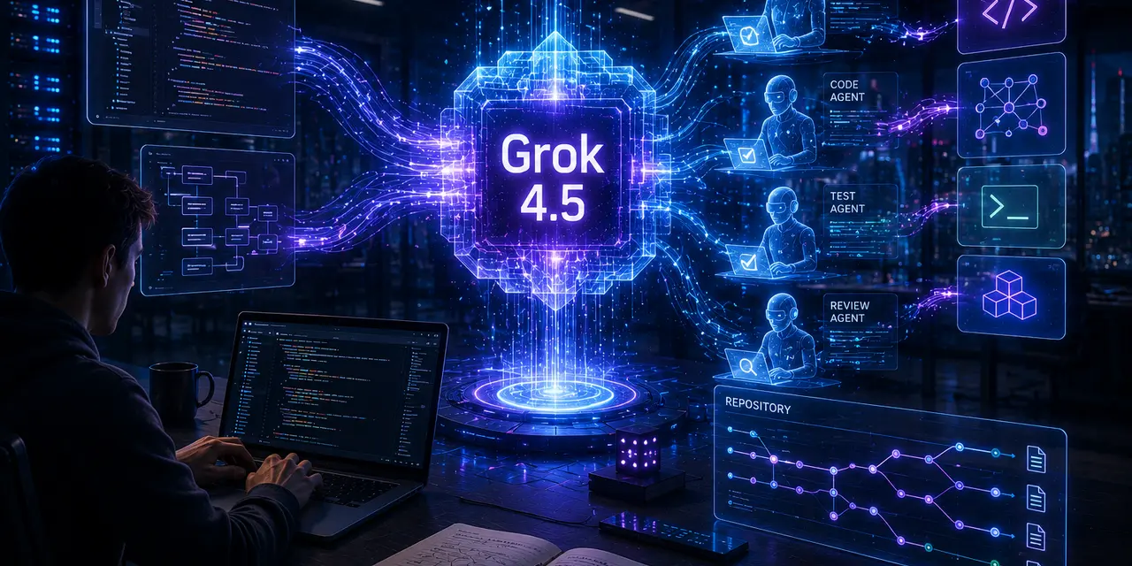 Grok 4.5 вышел: xAI выкатила модель для кодинга и агентов