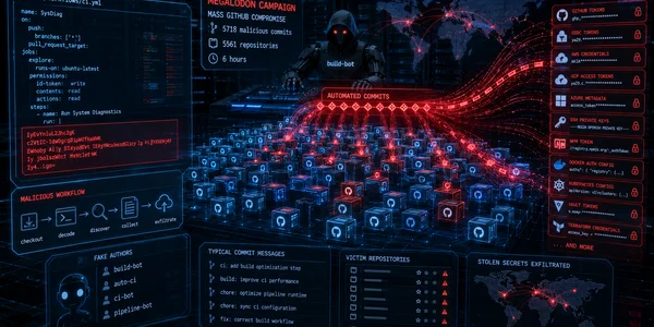 Megalodon за шесть часов заразил 5,5 тысячи репозиториев GitHub. Атака била по CI/CD-секретам