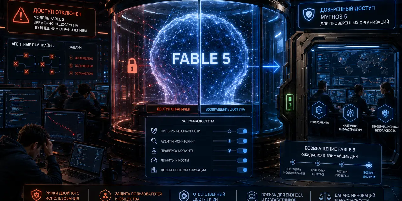 Anthropic готовит возвращение Fable 5: доступ к мощной ИИ-модели могут открыть после двух недель блокировки