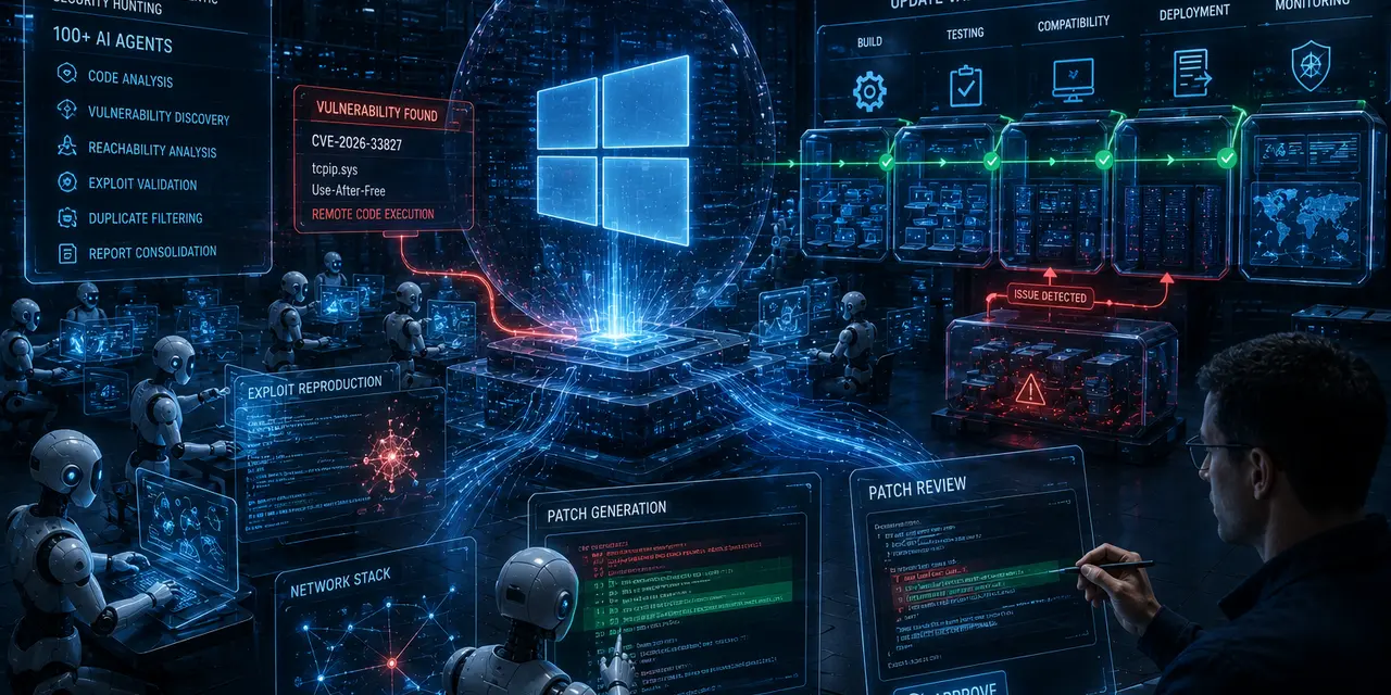 Microsoft отправила сотню ИИ-агентов искать уязвимости в Windows