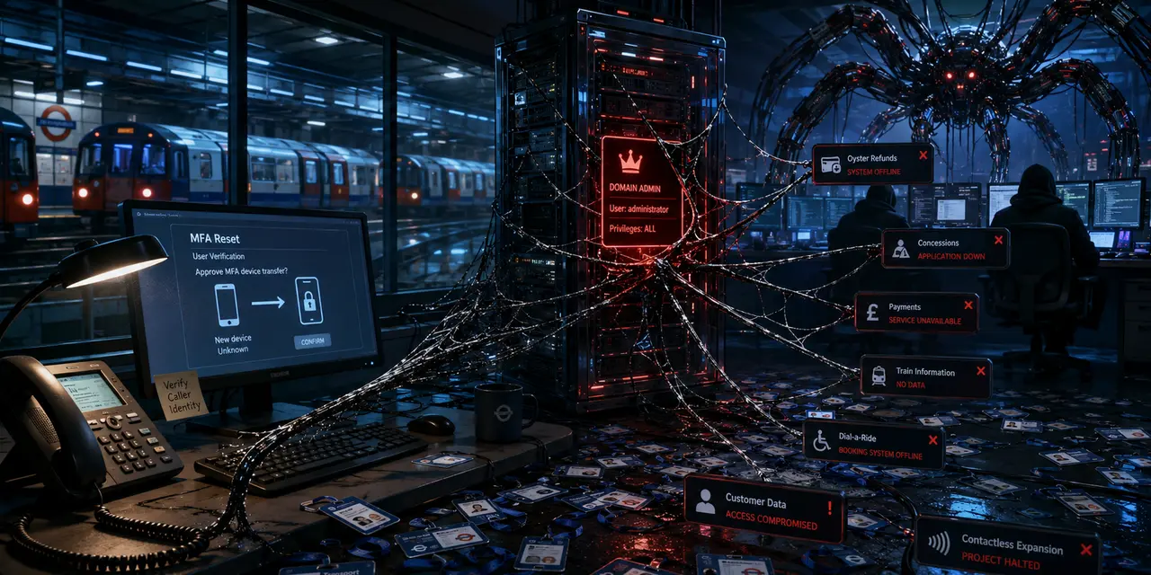 Scattered Spider получили по 5,5 года за взлом TfL