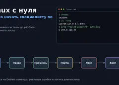 Linux с нуля: с чего начать специалисту по ИБ