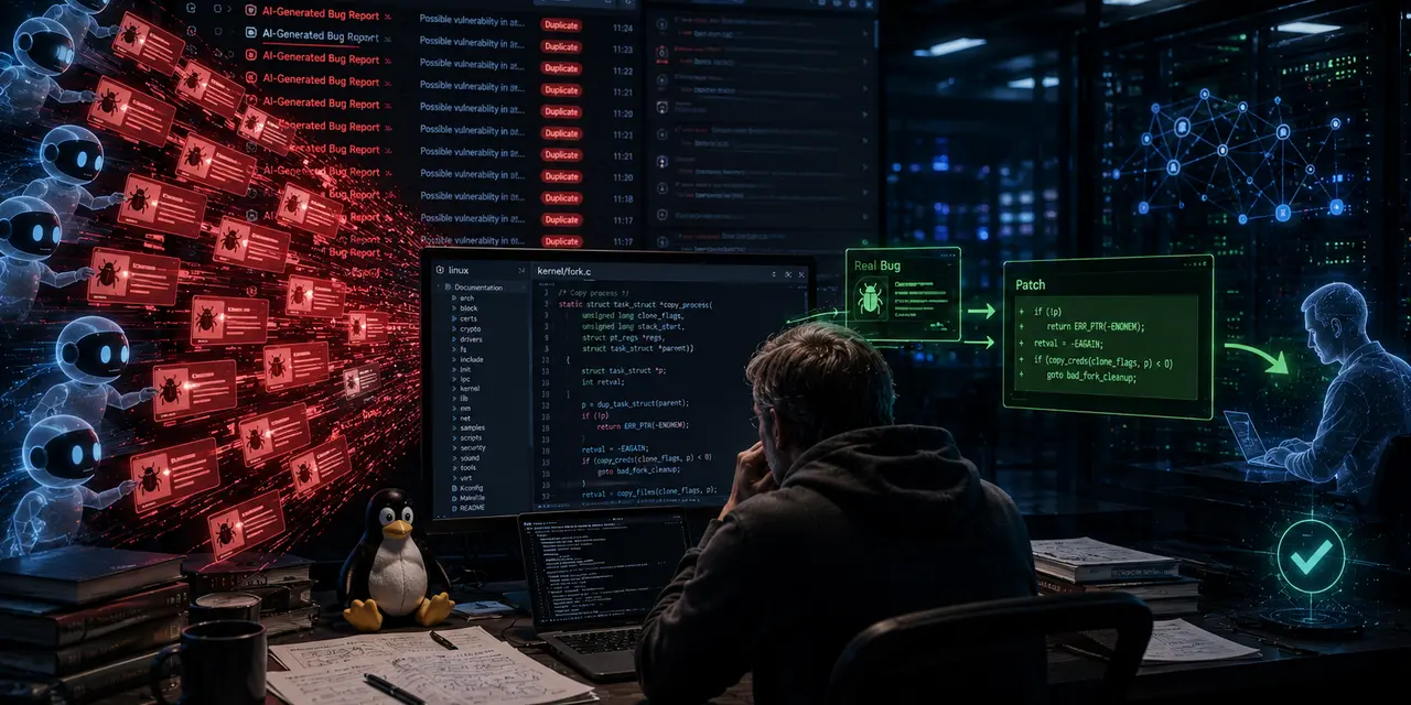 Линус Торвальдс устал от ИИ-баг-репортов: Linux Security List завалили дублями
