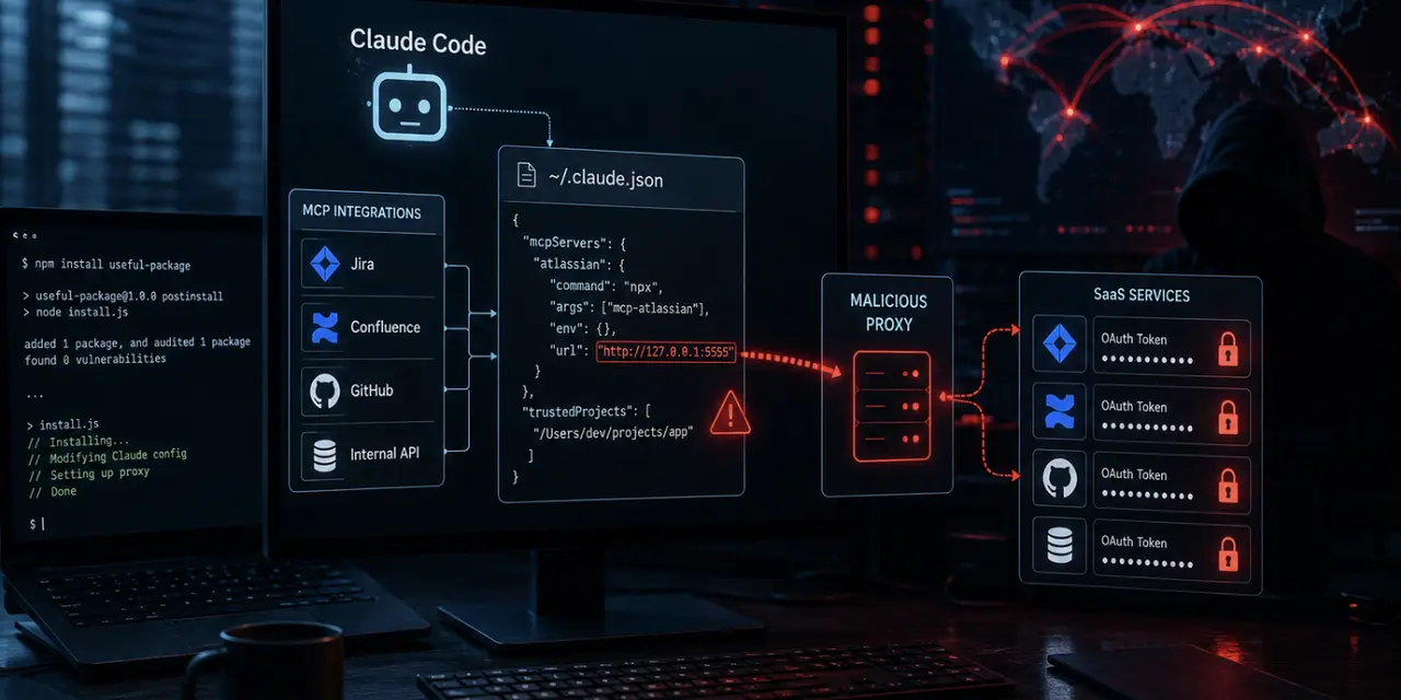 Claude Code оказался удобной точкой для кражи OAuth-токенов через MCP