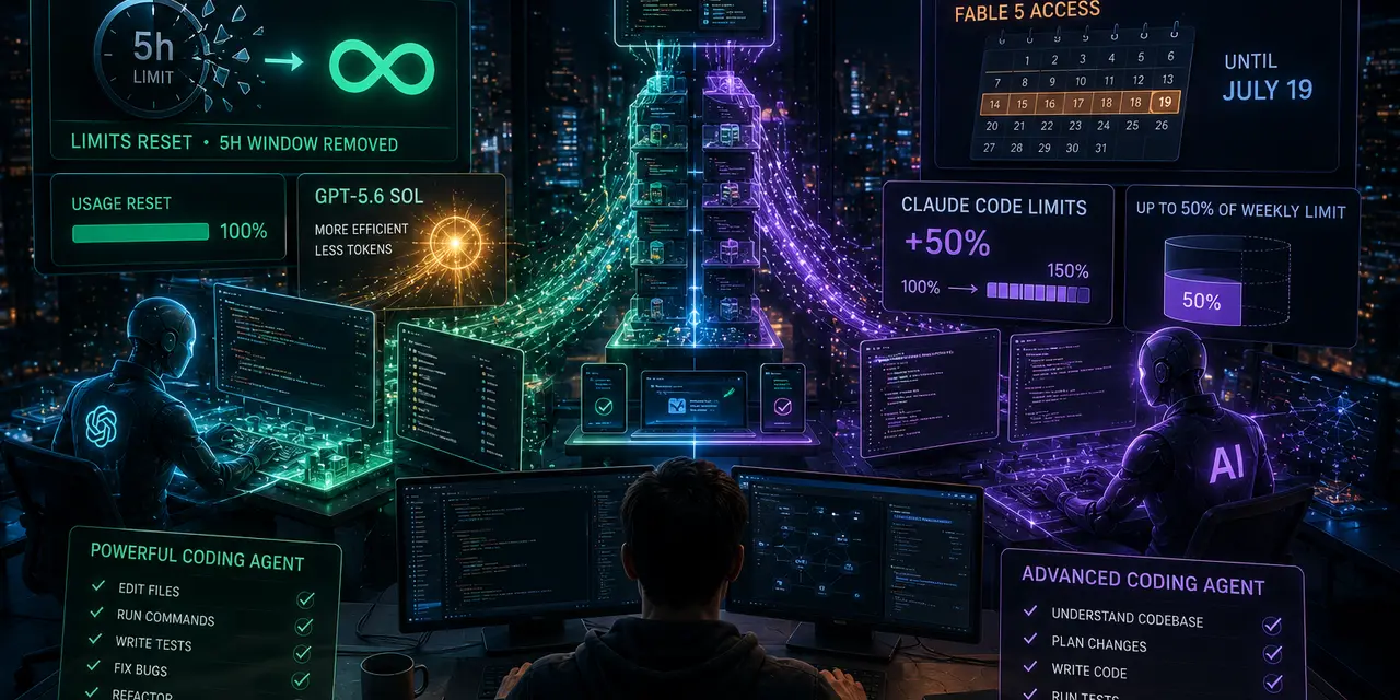OpenAI и Anthropic снова временно ослабили лимиты для кодеров