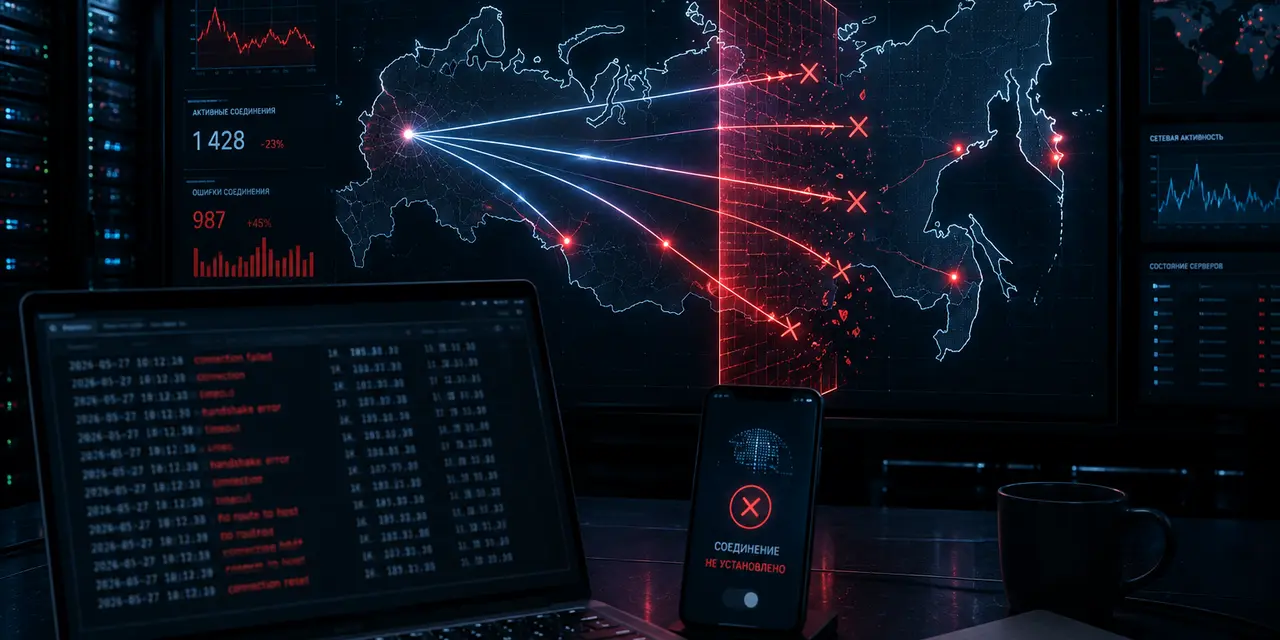 VPN снова сыпятся: 27 мая пользователи жалуются на сбои, но новую волну блокировок РКН официально не подтверждал