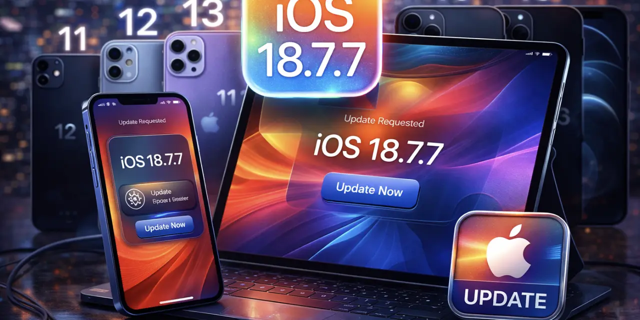 Apple расширила выпуск iOS 18.7.7: обновление от веб-атак получили старые и новые модели iPhone и iPad