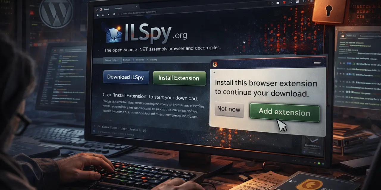 Вместо ILSpy — вредоносное расширение: атакующие скомпрометировали сайт на WordPress