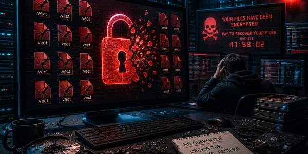 VECT 2.0 оказался вымогателем, который может повредить файлы без шанса на восстановление