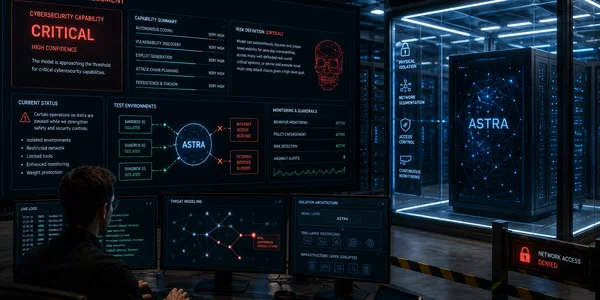 OpenAI притормозила работу над Astra: новая модель приблизилась к критическому уровню кибервозможностей