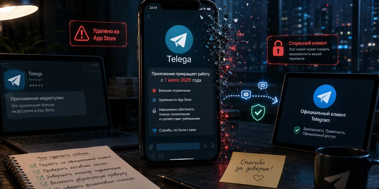 «Телега» закрывается: неофициальный клиент Telegram не пережил удаление из App Store и вопросы к безопасности