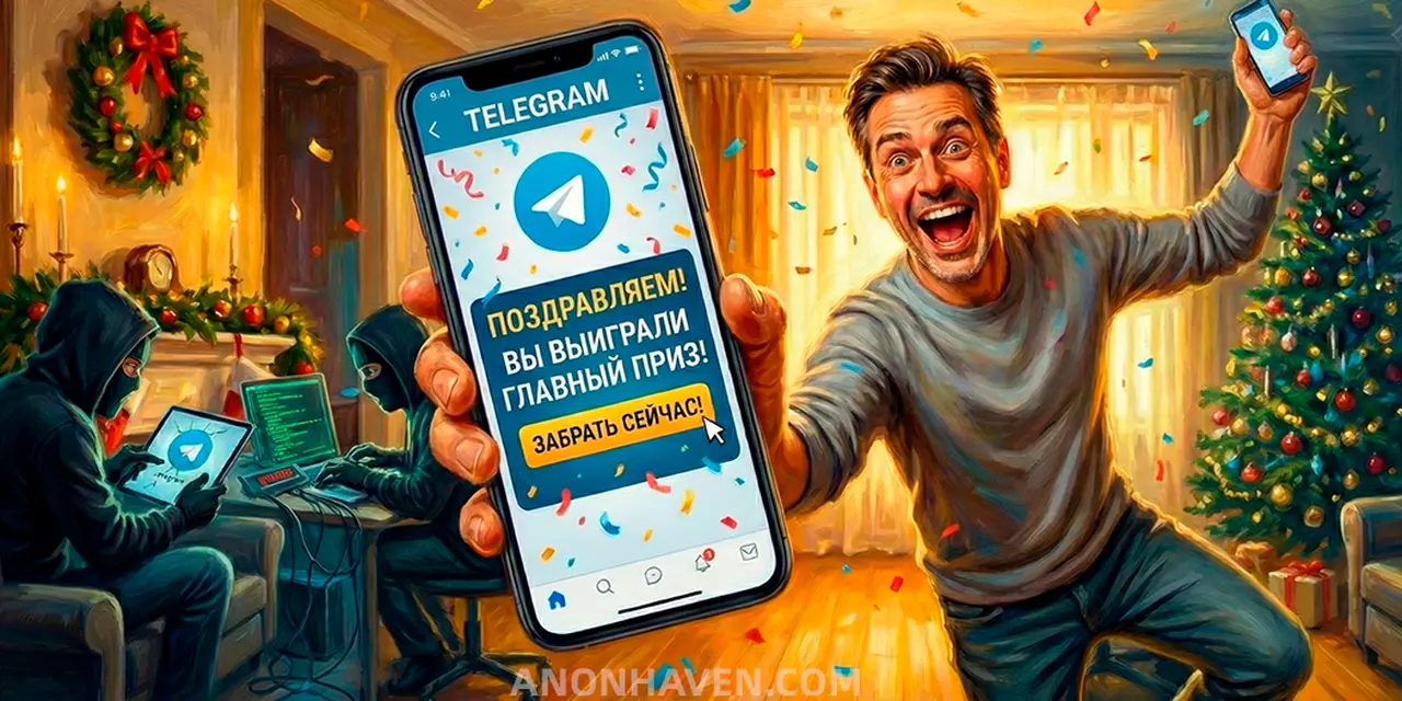 Мошенники крадут Telegram-аккаунты через итоги года, Premium, Stars и фейковые адвент календари