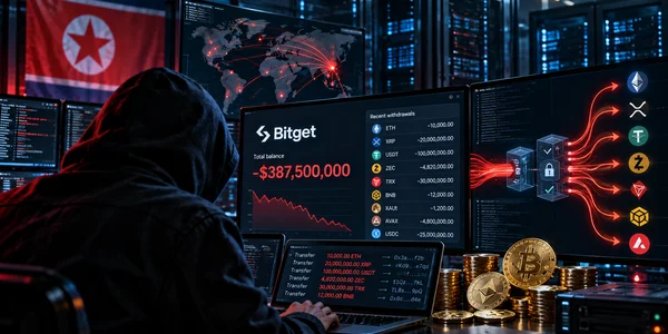 Bitget потеряла $387,5 млн после взлома