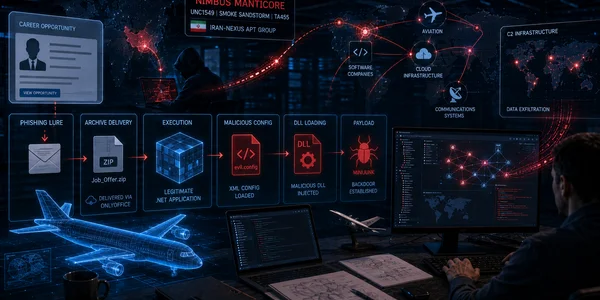 Иранская Nimbus Manticore обновила арсенал и снова бьёт по авиационным и софтверным компаниям