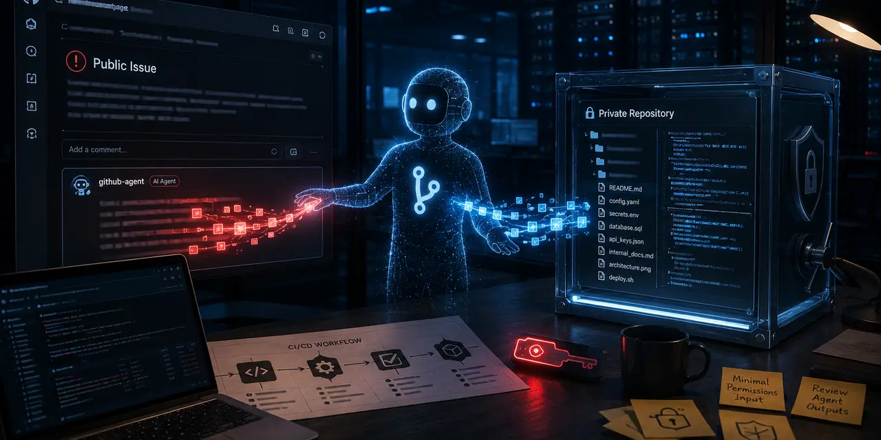 GitHub Issue как ловушка для ИИ-агента: публичная задача может вытянуть данные из приватного репозитория