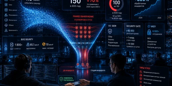 Инцидентов у VK стало меньше, а работы SOC — вчетверо больше