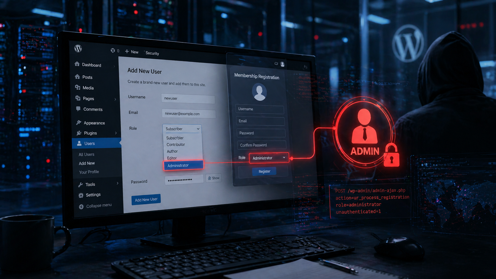 В WordPress-плагине User Registration & Membership нашли критическую уязвимость: сайт можно захватить без пароля