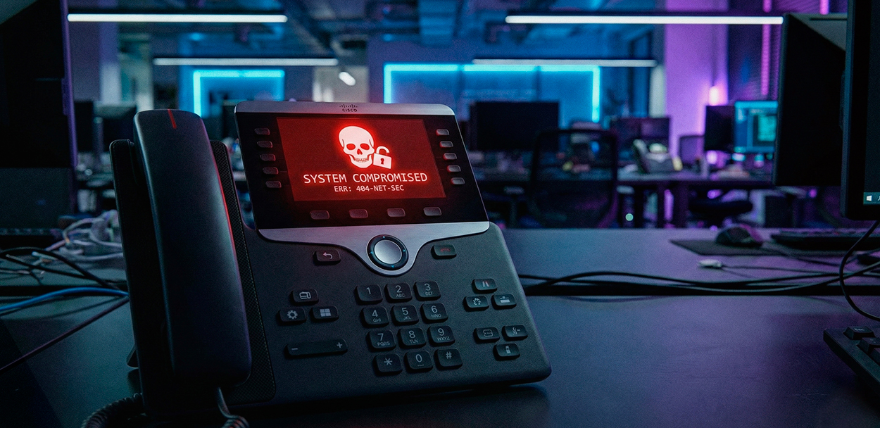 Cisco предупреждает об активных атаках на корпоративную телефонию: патчить CVE-2026-20045 нужно немедленно