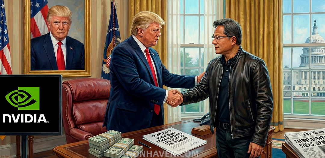 Трамп разрешил Nvidia продавать H200 в Китай, но забирает 25% выручки