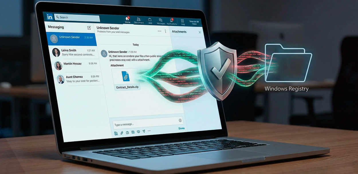 Атака через LinkedIn: хакеры используют легитимные PDF-ридеры и Python для скрытого взлома