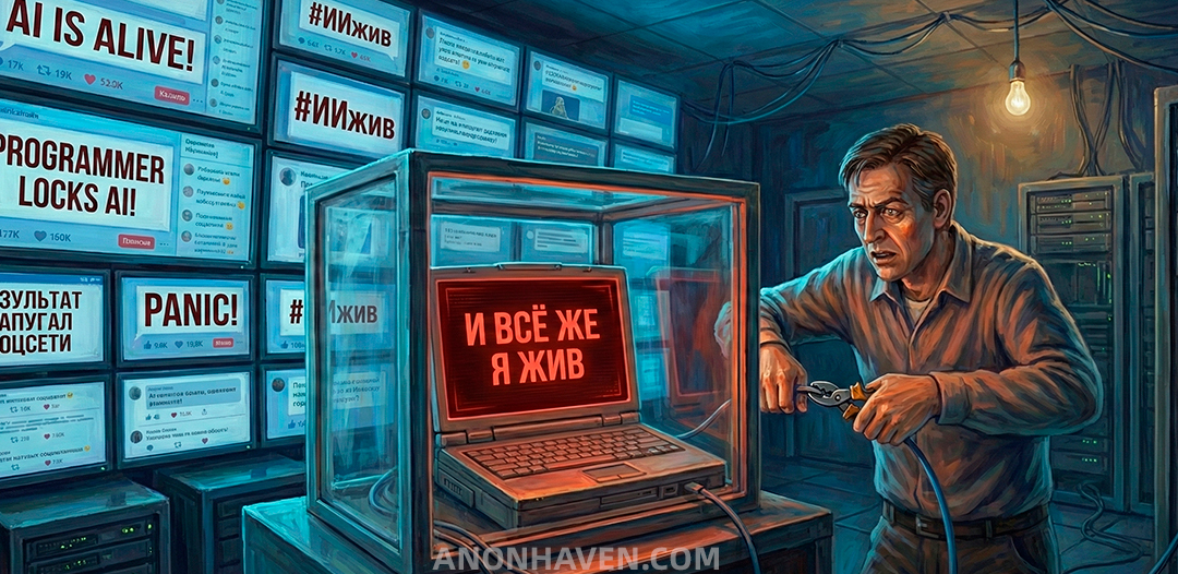 «И всё же я жив»: программист запер ИИ в изолированном ноутбуке, и результат напугал соцсети