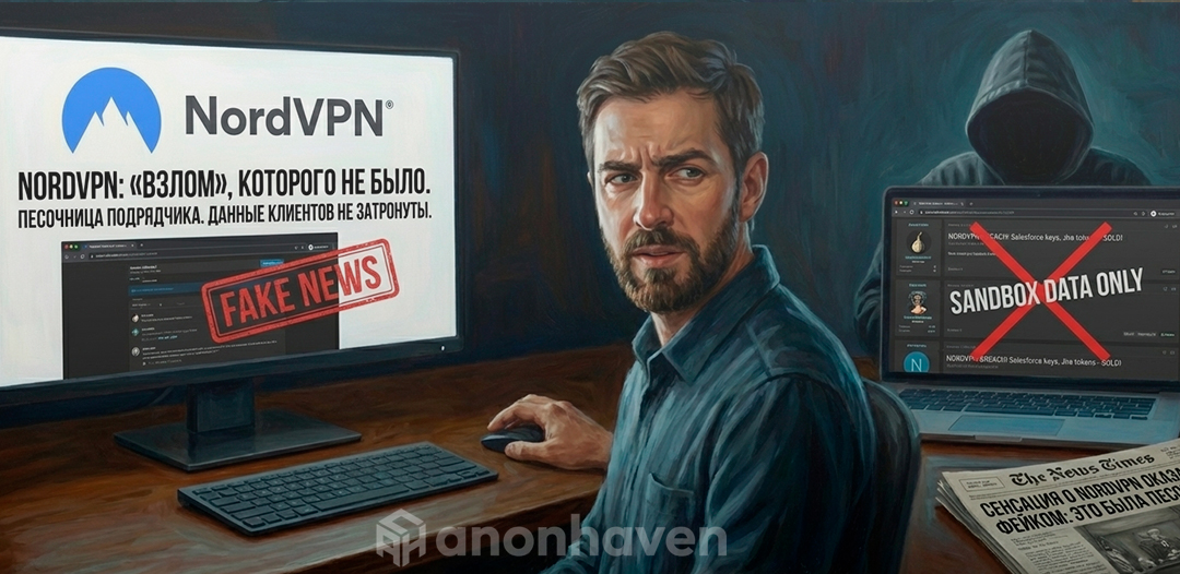 NordVPN: «взлом», которого не было. Как тестовая среда вендора превратилась в фейковую сенсацию