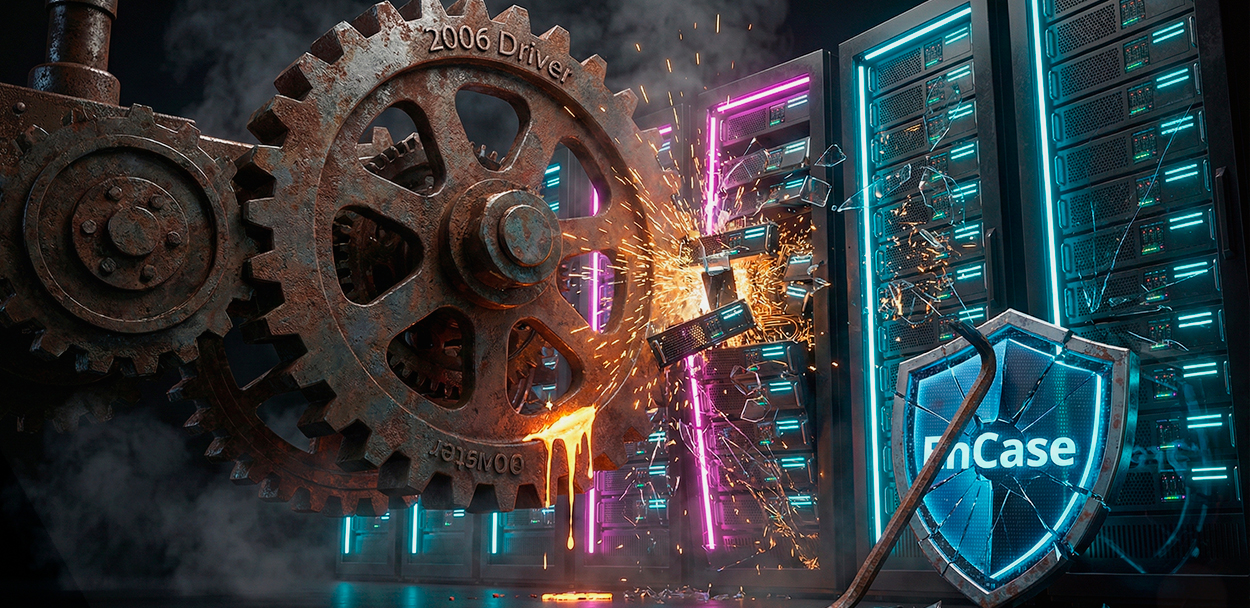 Драйвер EnCase 2006 года стал оружием хакеров: атака BYOVD отключает 59 средств защиты